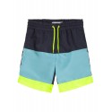 NAME IT Mini Ruddy lange badeshorts -  Dark Sapphire