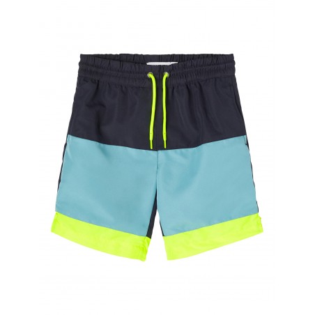 NAME IT Mini Ruddy lange badeshorts -  Dark Sapphire