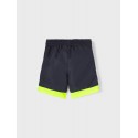 NAME IT Mini Ruddy lange badeshorts -  Dark Sapphire