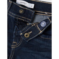Name It Mini Sofus lange Denim Shorts - Dark Blue Denim