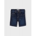 Name It Mini Sofus lange Denim Shorts - Dark Blue Denim
