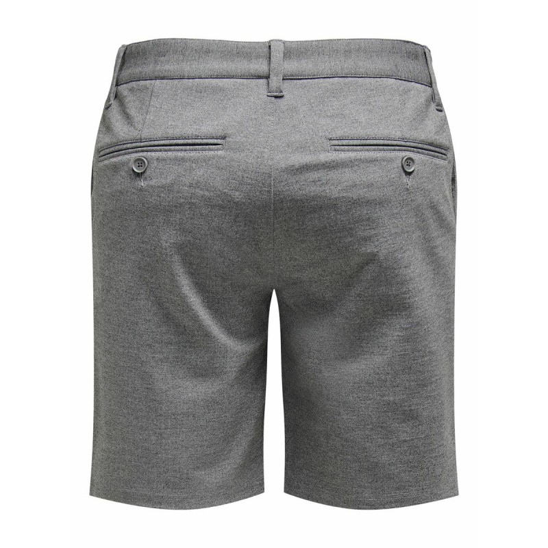 ONLY & SONS Mark Chino Shorts - Medium Grey Melange