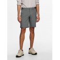 ONLY & SONS Mark Chino Shorts - Medium Grey Melange
