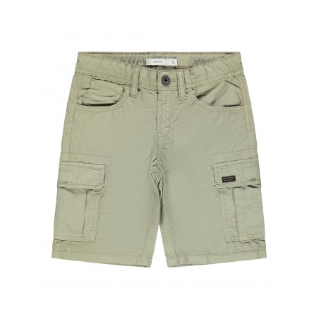 NAME IT Kids Ryan cargo shorts - Silver Sage
