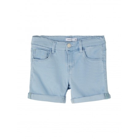 NAME IT KIDS SALLI DENIM SHORTS - Light Blue Denim