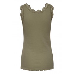 FRANSA ZAMOND TOP - HEDGE GREEN