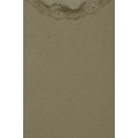 FRANSA ZAMOND TOP - HEDGE GREEN