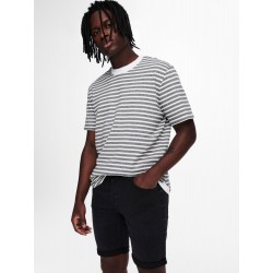 ONLY & SONS Ply Denim Shorts - Black Denim