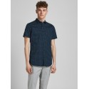 JACK & JONES Kortærmet Skjorte med Stretch | Køb Online