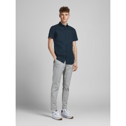 JACK & JONES Kortærmet Skjorte med Stretch | Køb Online