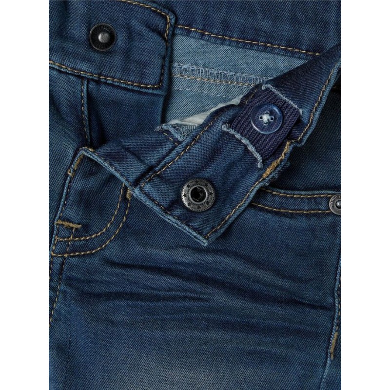 NAME IT MINI THEO Slim DENIM JEANS - DARK BLUE DENIM