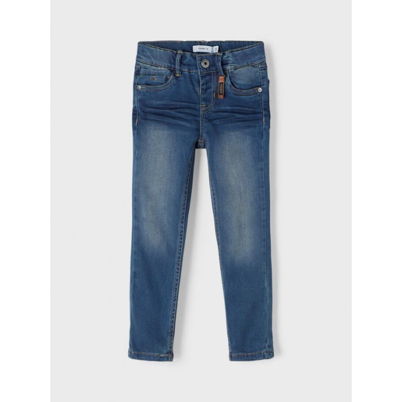 NAME IT MINI dreng - Theo slim denim jeans - Dark Blue Denim