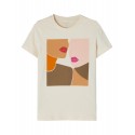 NAME IT KIDS Lira T-shirt - Whitecap Gray