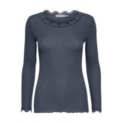 Fransa Zamond langærmet T-shirt med blonde kant - Bering Sea