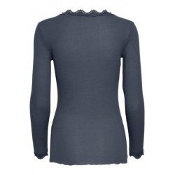 Fransa Zamond langærmet T-shirt med blonde kant - Bering Sea