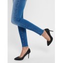 Only Blush Raw Ankel Jeans - Medium Blue Denim