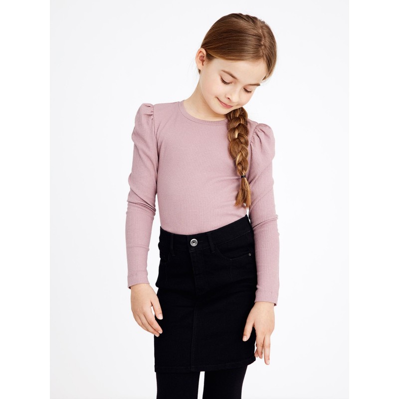 NAME IT Kids Salli denim skirt - Sort