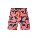Name It Kids Zaxx lange badeshorts - Neon Coral