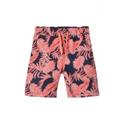 Name It Kids Zaxx lange badeshorts - Neon Coral