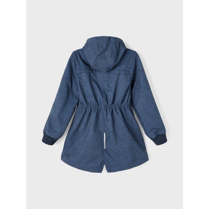 NAME IT Kids Alfa long funktionel jakke - Dark Denim