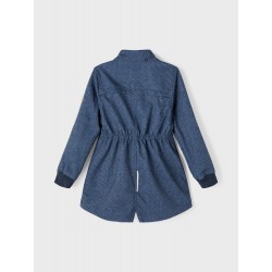 NAME IT Kids Alfa long funktionel jakke - Dark Denim