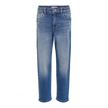 KIDS ONLY Calla Mom Fit Denim Jeans - Medium Blue
