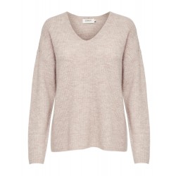 ONLY Camilla Strik Pullover - Pumice Stone