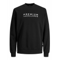 JACK & JONES PLUS SIZE Blalogo Sweatshirt - Sort