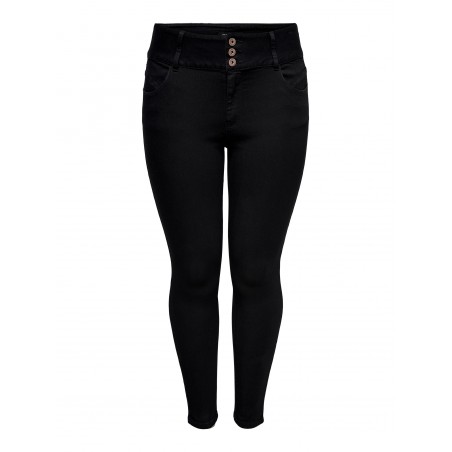 ONLY Carmakoma Anna HW Ank Jeans - Sort