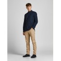 JACK & JONES Premium Twister L/S Skjorte - Navy Blazer