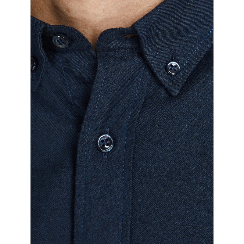 JACK & JONES Premium Twister L/S Skjorte - Navy Blazer