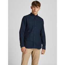 JACK & JONES Premium Twister L/S Skjorte - Navy Blazer