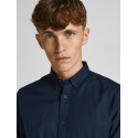 JACK & JONES Premium Twister L/S Skjorte - Navy Blazer