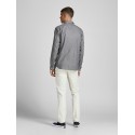 JACK & JONES Premium Twist L/S Skjorte - Grey Melange