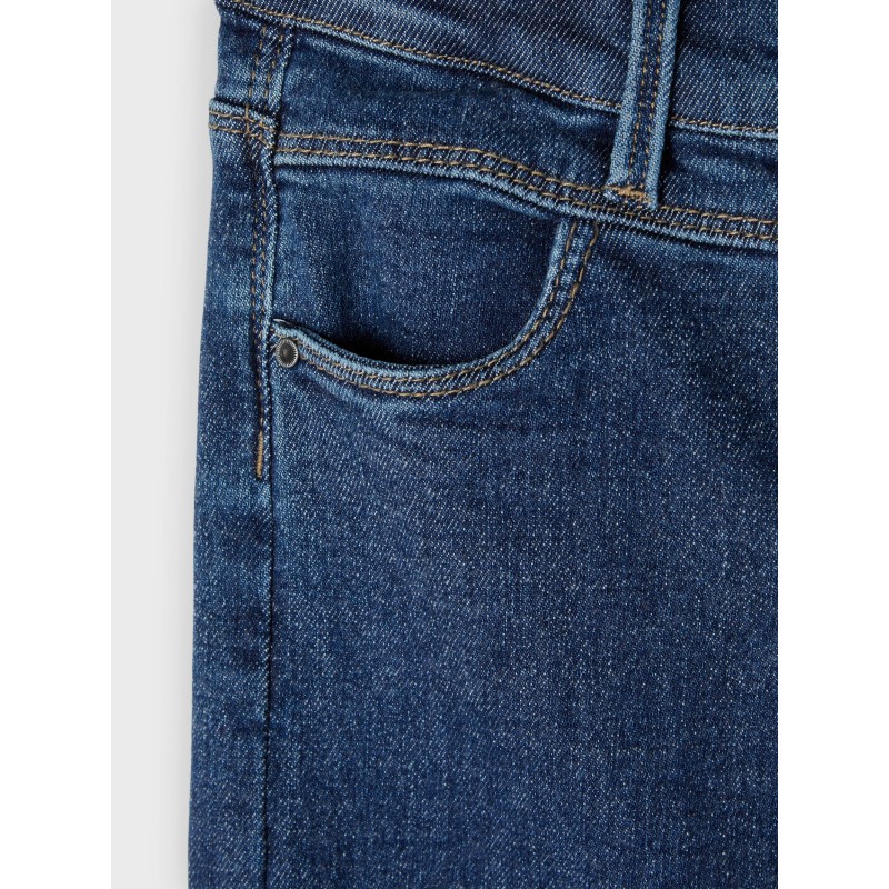 NAME IT KIDS Randi HW Wide Jeans - Dark Blue Denim