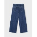 NAME IT KIDS Randi HW Wide Jeans - Dark Blue Denim