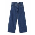 NAME IT KIDS Randi HW Wide Jeans - Dark Blue Denim