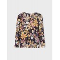 NAME IT Mini Linda langærmet T-shirt - Dark Sapphire