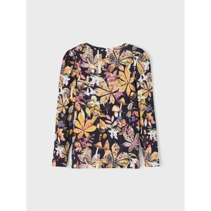 NAME IT Mini Linda langærmet T-shirt - Dark Sapphire