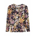 NAME IT Mini Linda langærmet T-shirt - Dark Sapphire