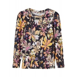 NAME IT Mini Linda langærmet T-shirt - Dark Sapphire