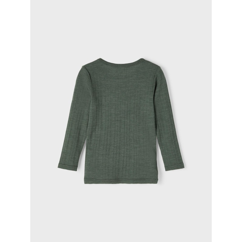 NAME IT Mini Uld Langærmet Trøje - Duck Green