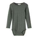 NAME IT MINI WOOL L/S BODYSTOCKING