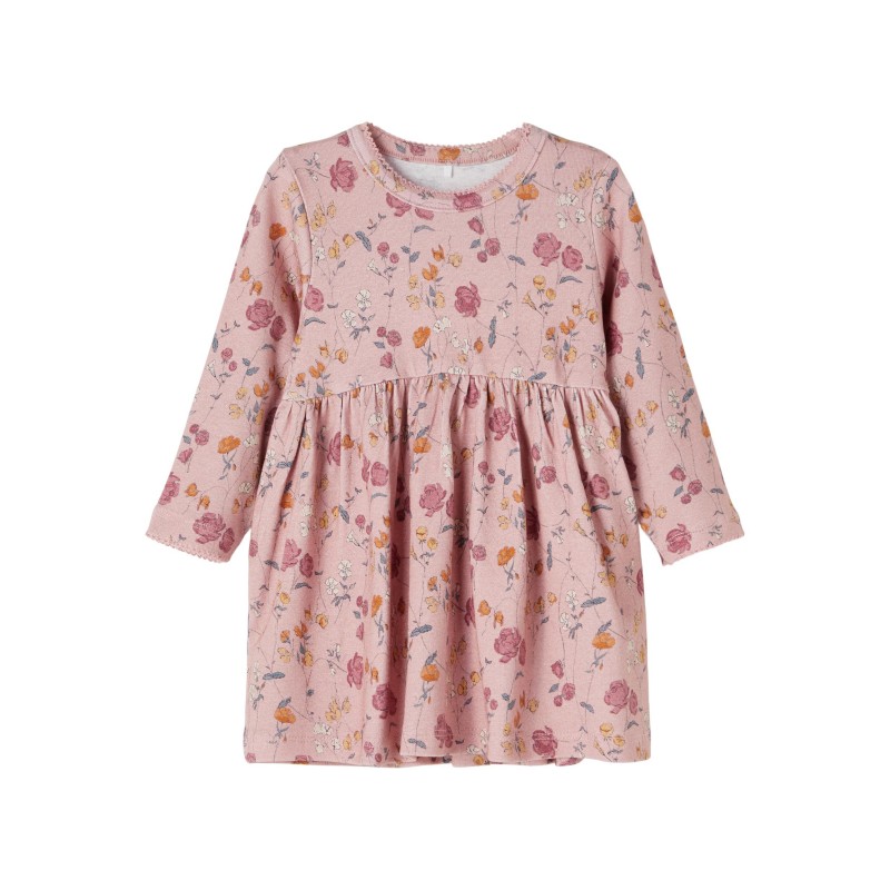 NAME IT Baby Love Langærmet Kjole - Pale Mauve
