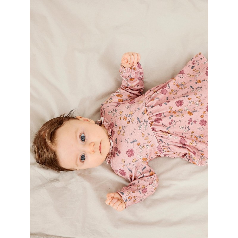 NAME IT Baby Love Langærmet Kjole - Pale Mauve