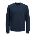 JACK & JONES JUNIOR Basic Crew Sweatshirt - Navy Blazer