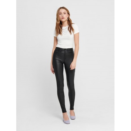 ONLY ROYAL HW COATED PANTS