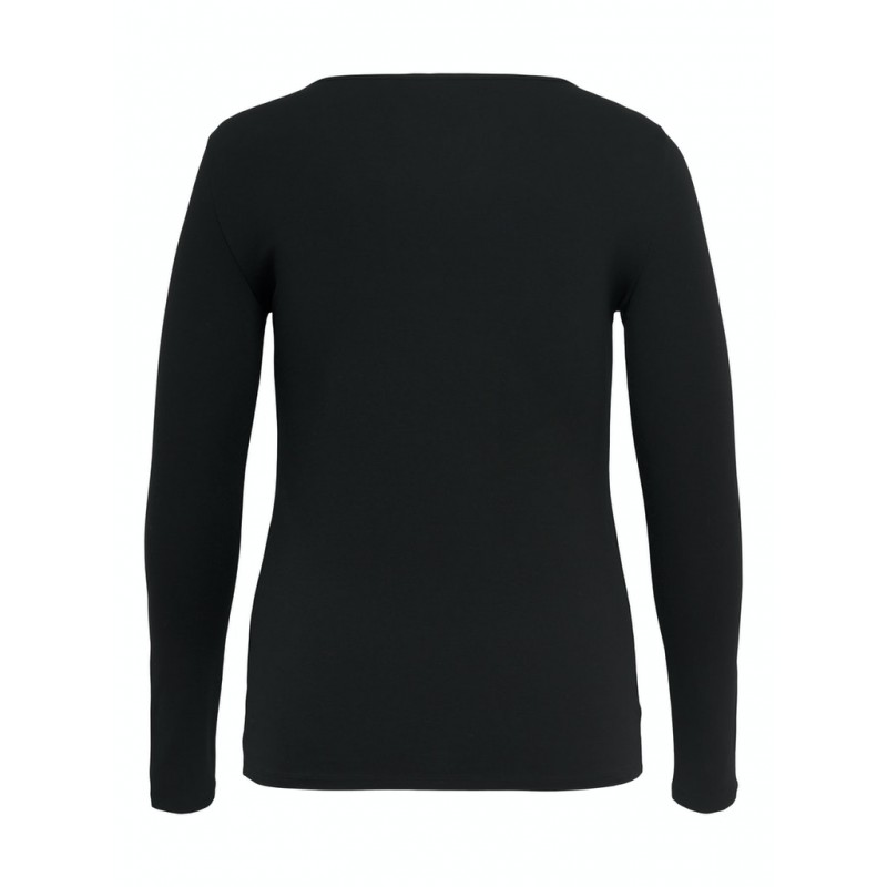 ONLY CARMAKOMA Langærmet Basis Top - Sort