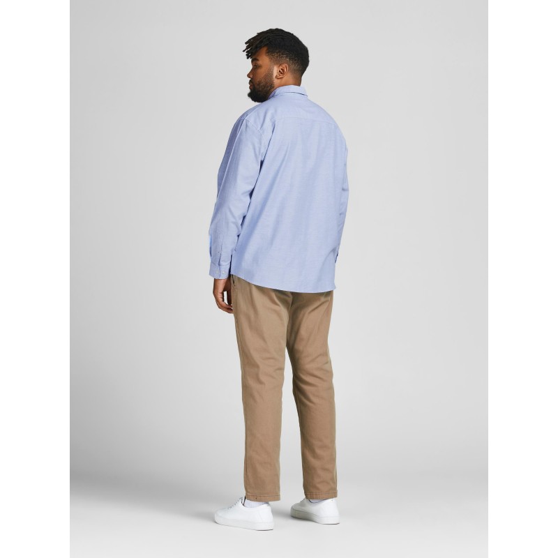 Jack & Jones Plus Oxford Langærmet Skjorte | Stor Udvalg i Plus Size