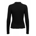 JDY Fransiska L/S Bluse - Sort